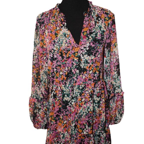 Vince Camuto Dresses & Skirts - Vince Camuto Multicolored Floral Prairie Cottage Dress Long Sleeve Fall XS, NWT
